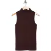 T Tahari Sleeveless Sweater In Brown