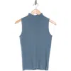 T Tahari Sleeveless Sweater In Dusty Teal