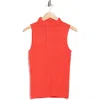T Tahari Sleeveless Sweater In Orange