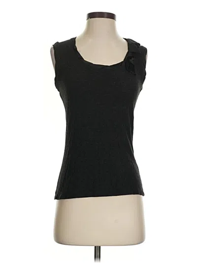Pre-owned T Tahari Sleeveless T-shirt In Black