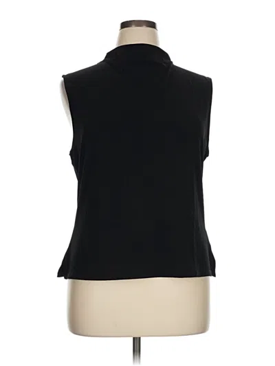 Pre-owned T Tahari Sleeveless T-shirt In Black