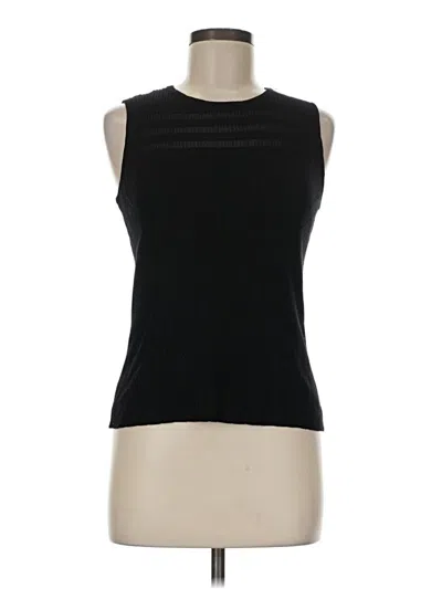 Pre-owned T Tahari Sleeveless T-shirt In Black