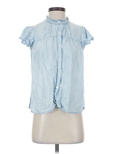 Pre-owned T Tahari Sleeveless T-shirt In Blue