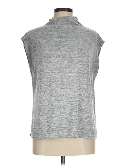 Pre-owned T Tahari Sleeveless T-shirt In Gray