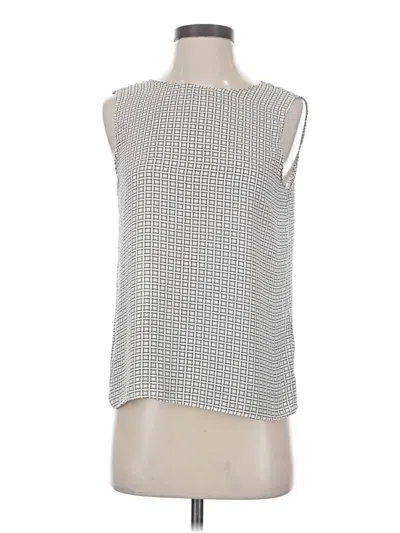 Pre-owned T Tahari Sleeveless T-shirt In Silver