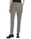 T Tahari Slim Ankle Trouser In Black