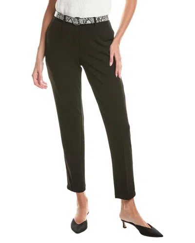 T Tahari Slim Leg Ankle Pant In Black