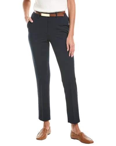 T Tahari Slim Leg Ankle Pant In Blue