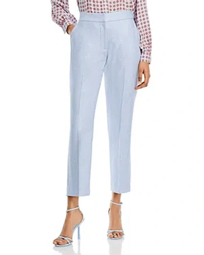 T Tahari Slim Leg Ankle Pants In Water Garden