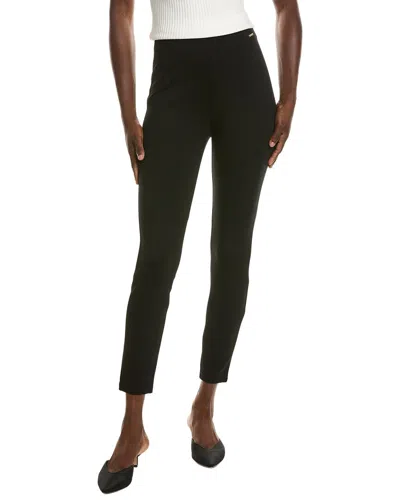 T Tahari Slim Leg Pull-on Ponte Ankle Legging In Black