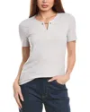 T Tahari Slit Neck Top