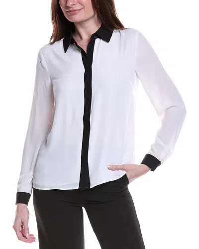 T TAHARI SOLID BLOUSE