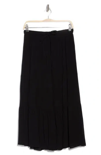 T Tahari Solid Tiered Skirt