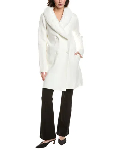 T Tahari Stitched Jacket In White