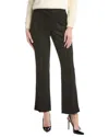 T Tahari Straight Leg Pant In Black