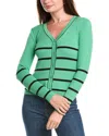 T Tahari Stripe Cardigan