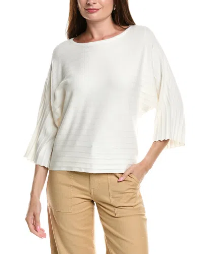 T Tahari Sweater In White