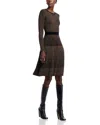 T Tahari Sweater Dress - Exclusive In Black/haze