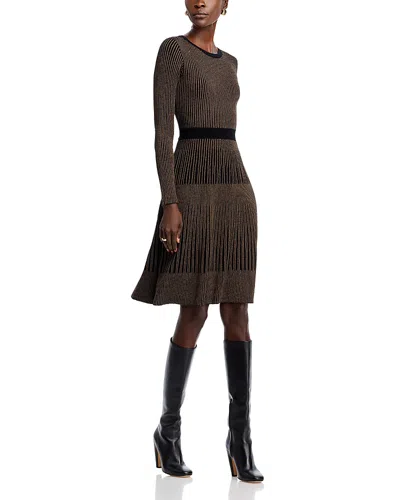 T Tahari Sweater Dress - Exclusive In Black/haze