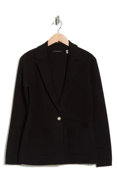 T Tahari Sweater Jacket In Black