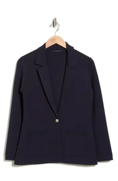 T Tahari Sweater Jacket In Purple