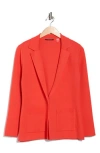 T Tahari Sweater Jacket In Red