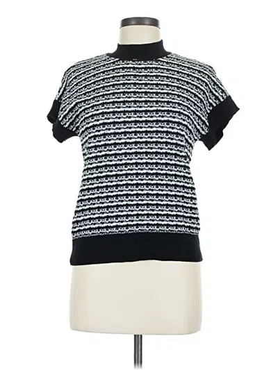 Pre-owned T Tahari Sweater Vest In Blue