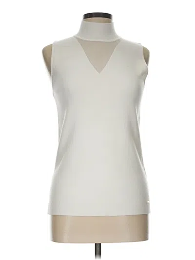 T Tahari Sweater Vest In Ivory