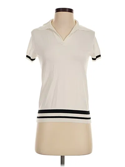 Pre-owned T Tahari Sweater Vest In Ivory