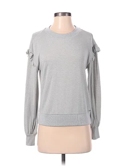 Pre-owned T Tahari Sweatshirt In Gray