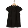 T Tahari Tie Neck Lace Top