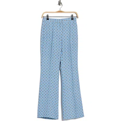 T Tahari Tile Wide Leg Pants In Blue