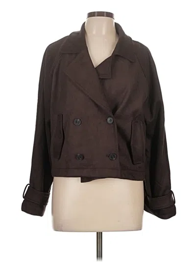 T Tahari Trenchcoat In Brown