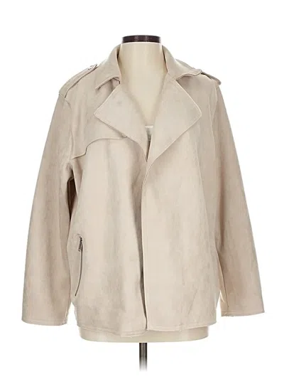 Pre-owned T Tahari Trenchcoat In Ivory