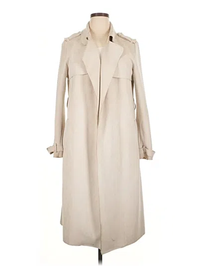 Pre-owned T Tahari Trenchcoat In Ivory
