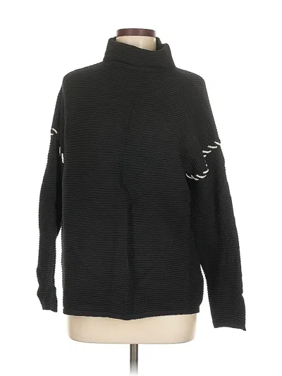 Pre-owned T Tahari Turtleneck Sweater In Black