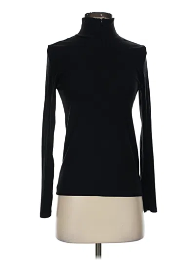 Pre-owned T Tahari Turtleneck Sweater In Black