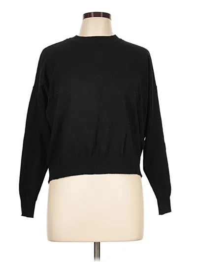 Pre-owned T Tahari Turtleneck Sweater In Black
