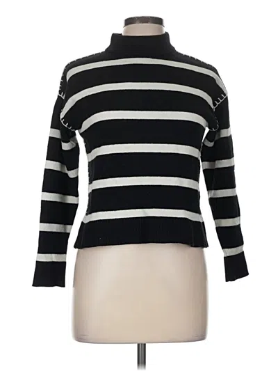 Pre-owned T Tahari Turtleneck Sweater In Black