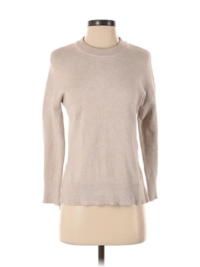 Pre-owned T Tahari Turtleneck Sweater In Brown