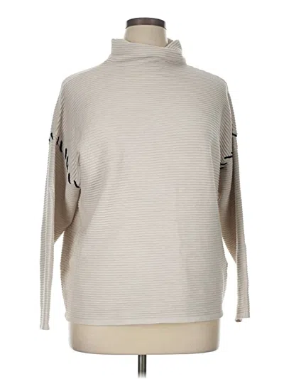 Pre-owned T Tahari Turtleneck Sweater In Brown