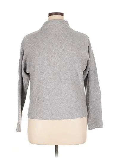 Pre-owned T Tahari Turtleneck Sweater In Gray