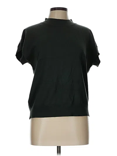 Pre-owned T Tahari Turtleneck Sweater In Green