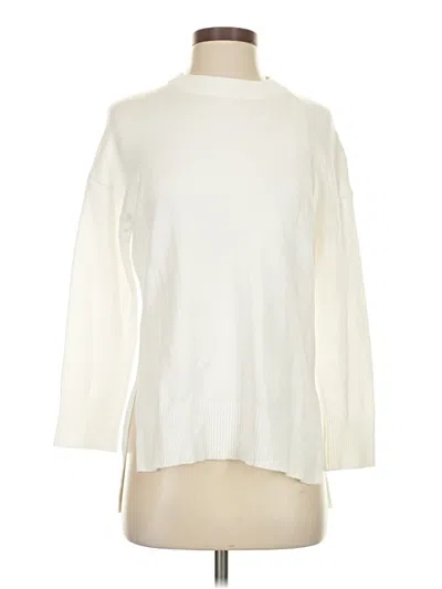 Pre-owned T Tahari Turtleneck Sweater In Ivory