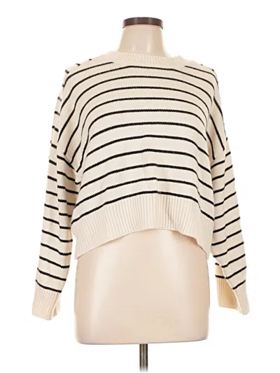 Pre-owned T Tahari Turtleneck Sweater In Ivory