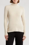 T Tahari Turtleneck Sweater In Oatmeal Heather