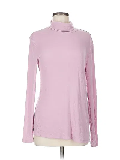 Pre-owned T Tahari Turtleneck Sweater In Pink