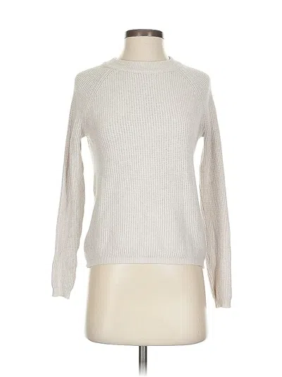 Pre-owned T Tahari Turtleneck Sweater In Silver