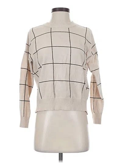 Pre-owned T Tahari Turtleneck Sweater In Tan