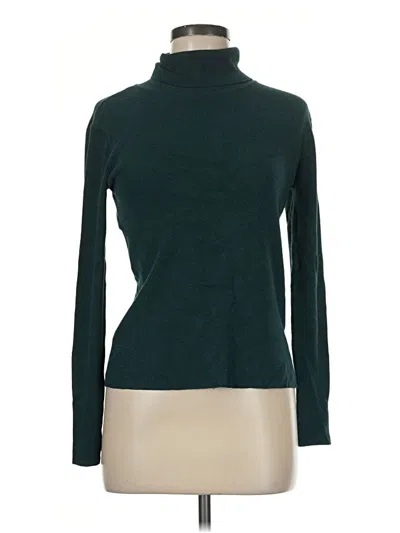 Pre-owned T Tahari Turtleneck Sweater In Teal